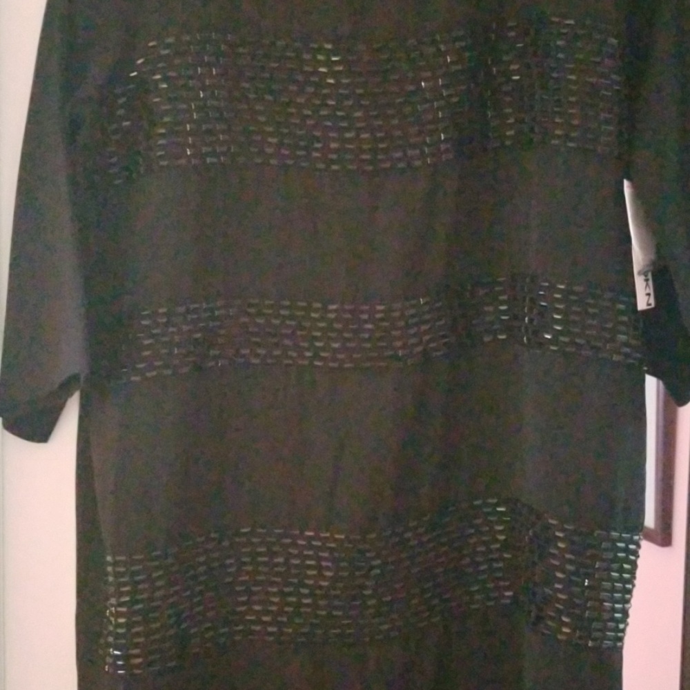 DKNY ...Black beaded dress